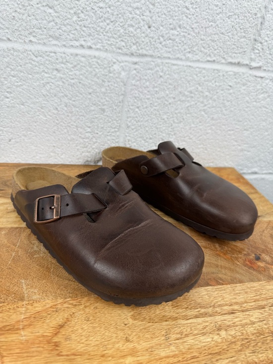 Birkenstock Shoes - Birkenstock Boston Leather Clogs Brown Size 38 / US 7-7.5